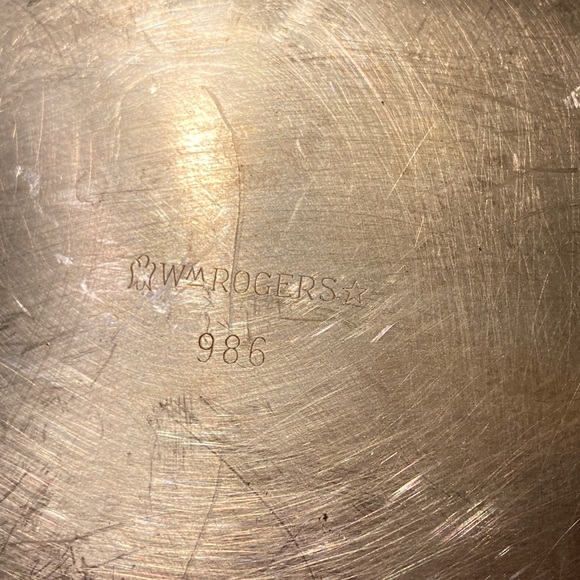 Vintage WM Rogers 986 Tray - Picture 6 of 7